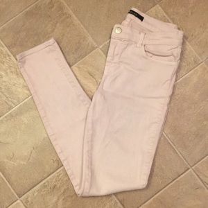 J Brand Light Pink Skinny Jeans